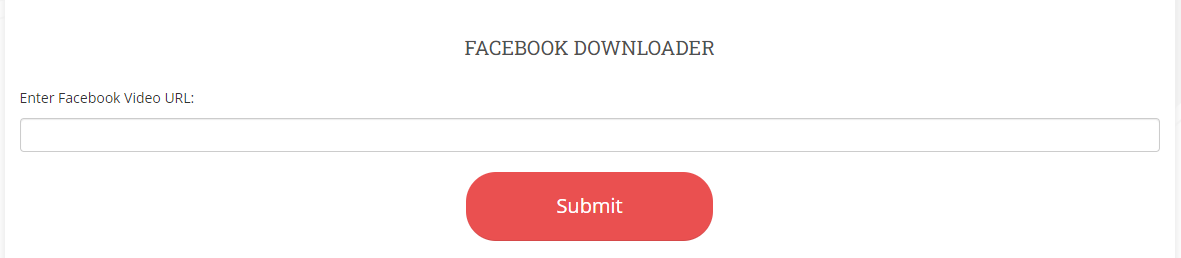 facebook link downloader hd